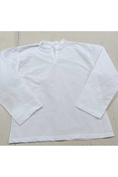 DilekKostüm 23 NİSAN FOLKLÖR GÖMLEĞİ PAMUKLU HAKİM YAKA GÖMLEK YÖRESEL