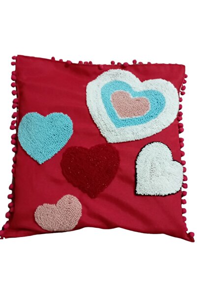 handedizayn Husă de pernă decorativă pentru salon Hearts Punch Processing