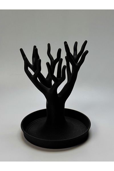 OKSCRAFT Hard Plastic Decorative Tree Jewelry Stand - Organizer & Hanger