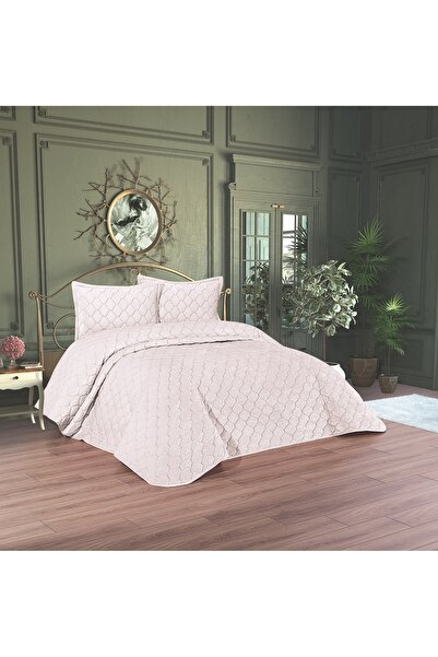 TAVOLO UNIQUE OLIVIA VELVET FILLED DOUBLE BED COVER