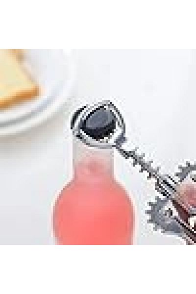 TAYVİN Professional Chrome Corkscrew Metal Corkscrew Turbine Corkscrew cork cap opener