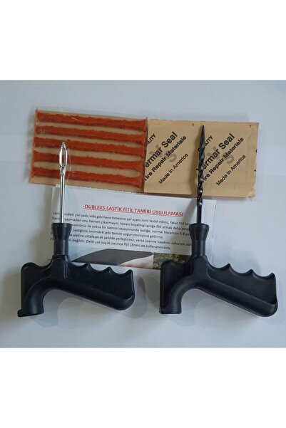 BSR Lastik Market Dubleks Lastik Tamir Seti : 10 Adet 10cm Kalın Fitil Amerikan , fitil atma ve kanal açıcı alet