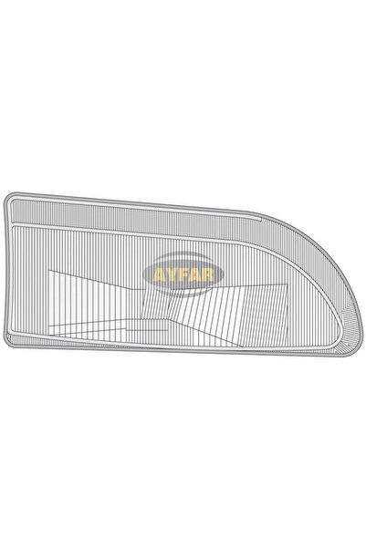 AYFAR Renault R19 Ön Sol Far Camı 1992 Sonrası 7701036027 Gd -c11211