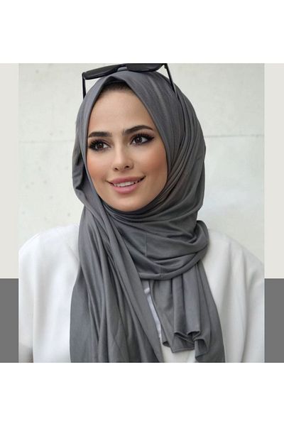 FRESCO SCARFS Hijab Hijab Şal Pieptănat Afumat