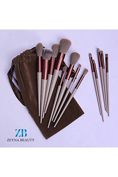 ZEYNABEAUTY Özel Kutulu Fix 13'Lü Makyaj Fırçası Seti