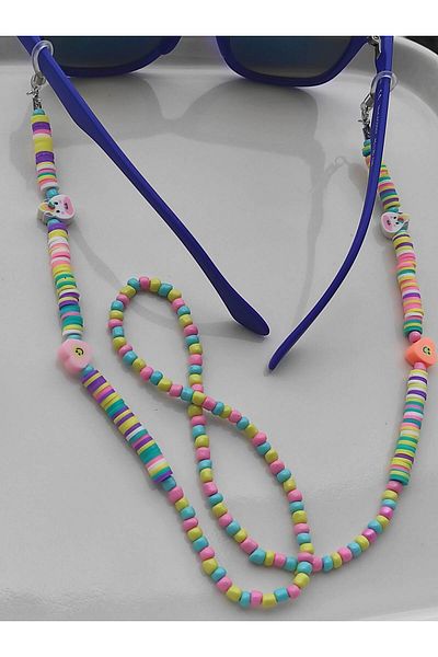 Amabel Jewelerys Unicorn, Heart Figured Children's Glasses Chain