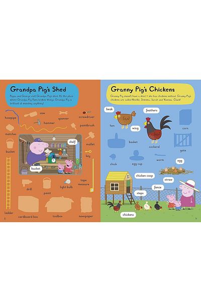 LADYBIRD BOOKS Peppa Pig: 1000 First Words Sticker Book