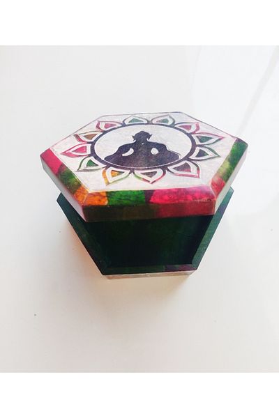 PİRAMİGO Obsidian Stone Box for Meditation and Yoga Design - Jewelry and Gift Box