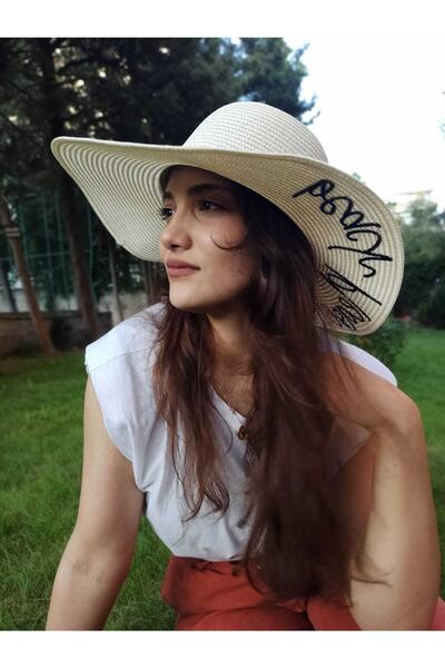 laviyonsa أوف وايت بيتش بلس قبعة واسعة