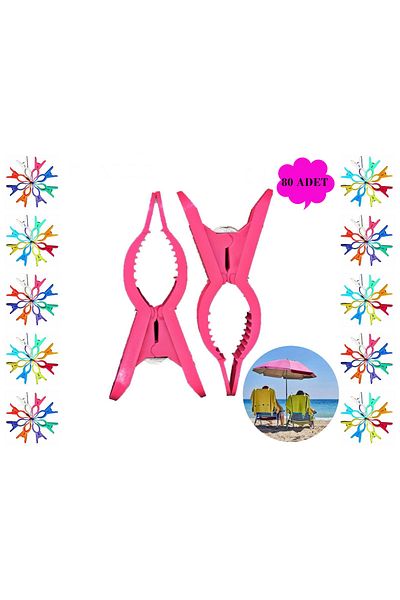 Boldy 80 Pieces Beach Latch Sunbed Latch Towel Latch Towel Stabilizer Beach Towel Latch Seaside 80 Pieces