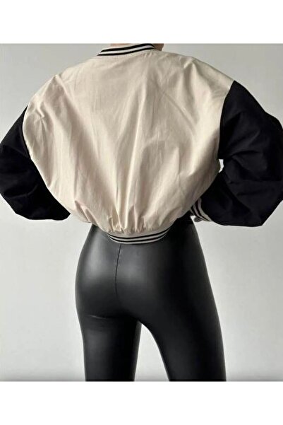 Quzu Бей регулізе деталі Бомбер Куртка