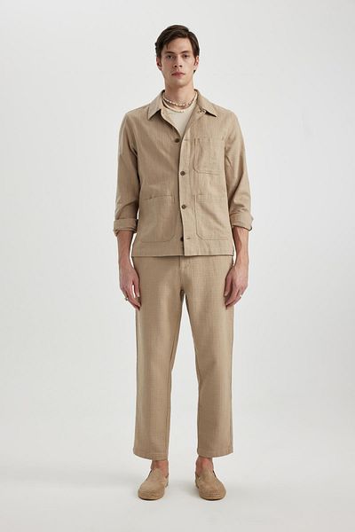 DeFacto Baumwollhose mit normaler Passform und Taschen – B4138ax24sp