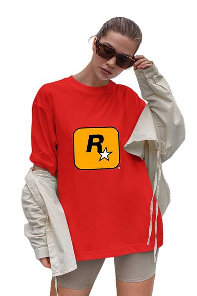 Fanze GTA Printed Oversize T-Shirt zrn4727