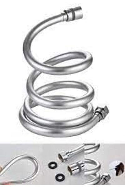 Store GRAY Stainless Non-Breakable Non-Explosion Quality PVC Shower Hose - High Quality Luxury Shower Spiral - All