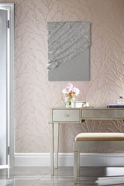 Bonny Home Kanvas Üzeri Alçılı Soyut Tablo S104