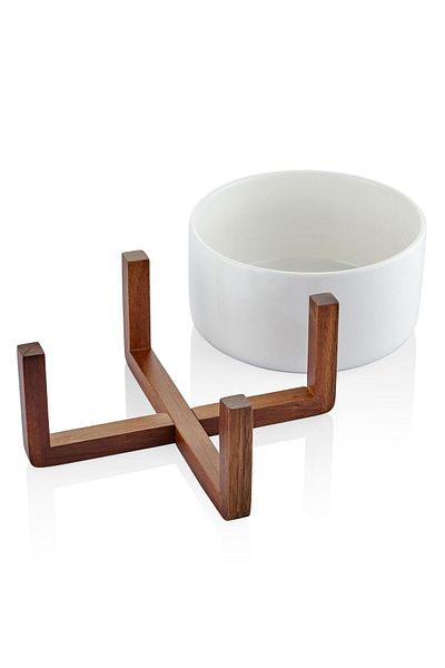 The Mia Woody Porcelain Serving Leg 20 cm