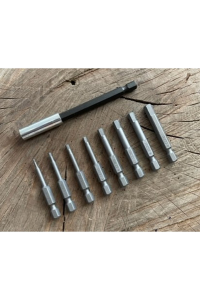 Rico RİCO MIKNATISLI ALYAN SETİ 15CM BİTS UZATMA ALYAN UÇ TAKIMI 1,5MM 9PCS