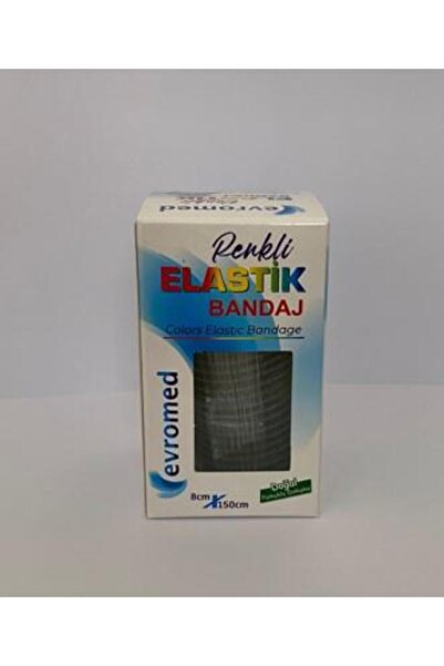 evromed ELASTİK BANDAJ 8 CM X 150 CM KOYU YEŞİL