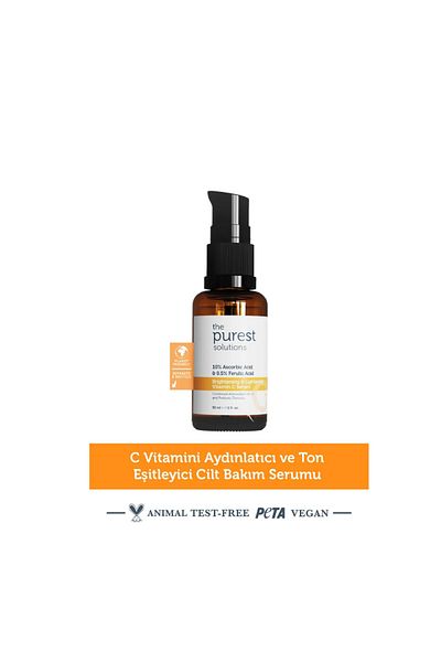 The Purest Solutions Illuminating and Tone Equalizing C Vit.Care Serum 30 ml 10% Ascorbic Acid & Ferulic Acid 0.5%