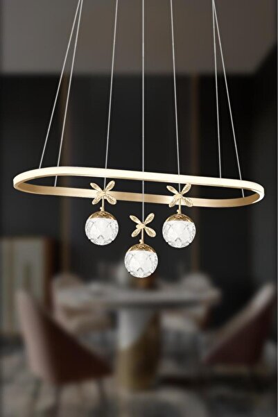 Eray Aydınlatma 4025-3 SR 3 Toplu Gold Led Avize