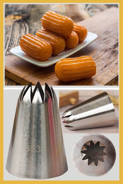 Siliko World Cream Stainless Steel Piping Bag - 1 Piece + 4 Whipped Bags