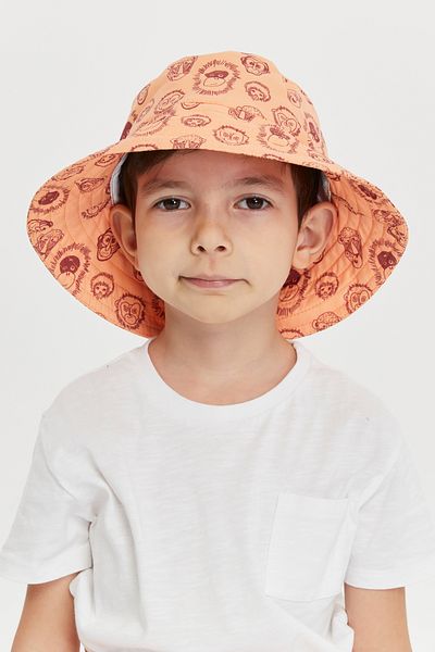 Benittokids Boy's Patterned Bucket Hat 7007