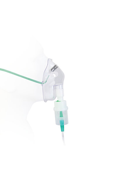 YILKAL Hazneli Yetişkin Oksijen Maskesi Nebulizatör Maskesi 5 Adet ( Ceren,aq...