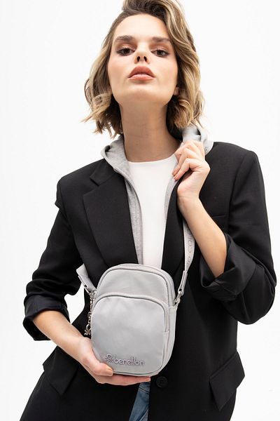 United Colors of Benetton Benetton Women's - Gray Crossbody Bag, Model BNT1252