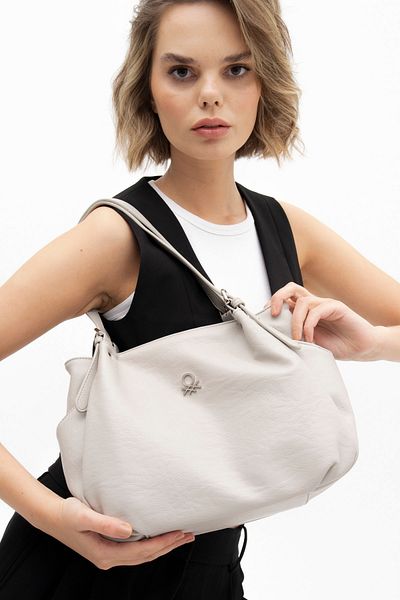 United Colors of Benetton Beneton Women's Gray Handbag - Bnt1229