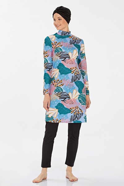 REMSA Lycra Full Covered Hijab Μαγιό Rory 9202 Μαύρο