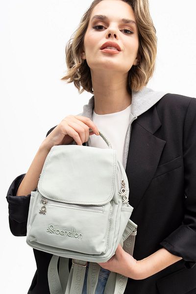 United Colors of Benetton Water Green Beneton Women's Backpack - BNT1175
