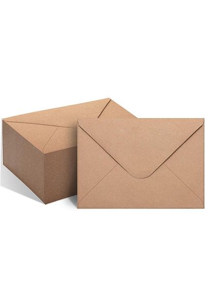roco paper Kraft Envelope 8x12 Cm 50 Pieces