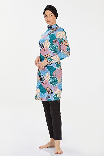 REMSA Lycra Full Covered Hijab Μαγιό Rory 9202 Μαύρο