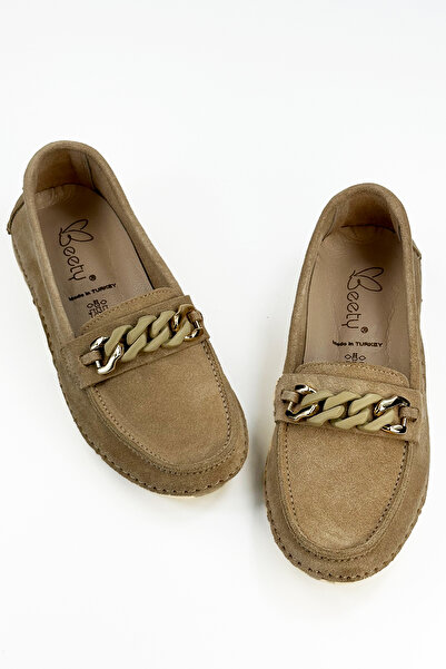 en7 Дамски мокасини от естествена кожа от норка BY173