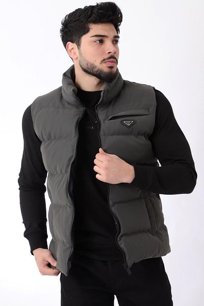 Stilkombin Coat of Arms Carbon Leather Vest PLDP 2959-1-60270