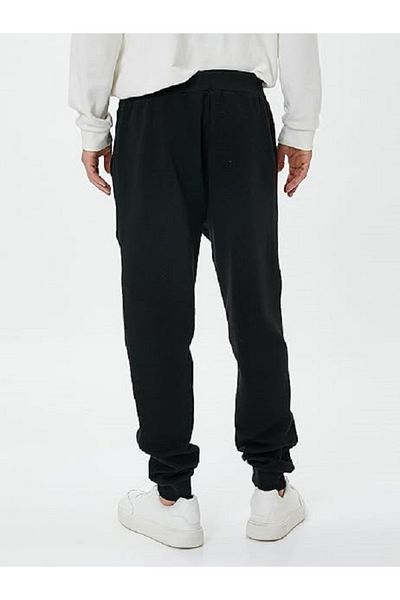 FUNSTYLE Μαύρο Plus Size Ανδρική φόρμα καθημερινής κοπής με ριμπ πόδι με 2 κλωστές καλοκαιρινή φόρμα
