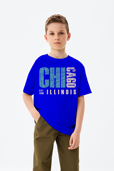 MYADA Čikago, Ilinois, majica za deca sa natpisom Ba Štampano