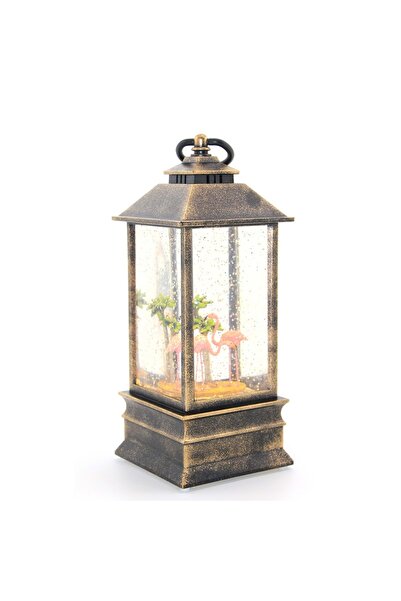 Genel Markalar Flamingo Kar Küresi Işıklı 23*9 cm Kar Küresi