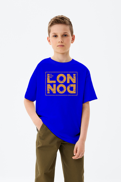 MYADA LONDON T-shirt za dečake sa napisanim logotipom Štampano