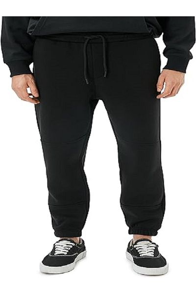 FUNSTYLE Ανδρική φόρμα καλοκαιρινής φόρμας με 2 κλωστές, μαύρη λαστιχένια φόρμα casual