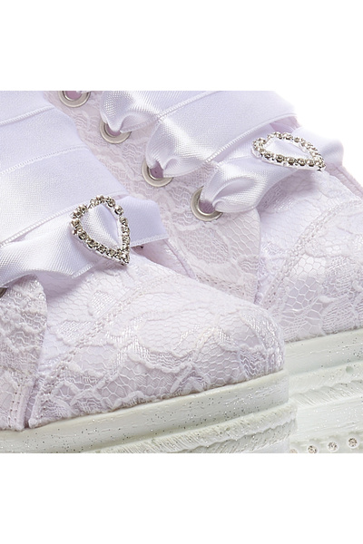 Ayakkabı Tutkusu Stilo ® Елегантні туфлі на підборах з білим мереживом для весілля Легкі та зручні Стиль