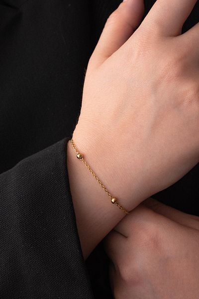 ByFlorya Jewelry Steel Bulk Thin Dorica Chain Bracelet Thin Force Chain 1mm Elegant Minimal 18cm-21cm