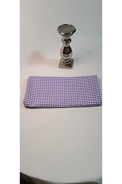 YS HOME TEKSTİL غطاء طاولة مربع بلون أرجواني