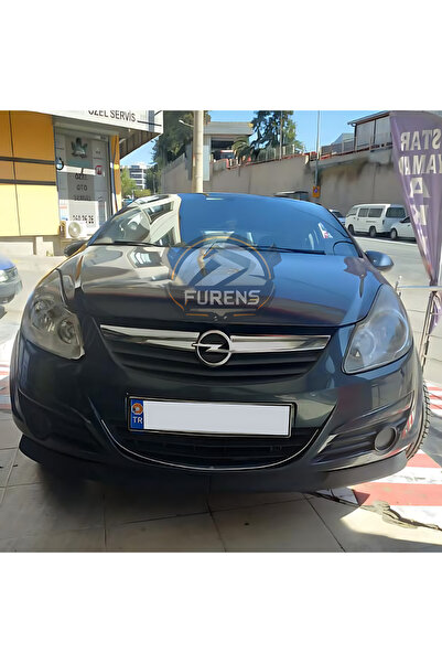 Furens Opel Corsa D 2006-2014 Uyumlu H lip Esnek Ön Lip 2 Parça Karlık Ön Ek Tampon Altı Dil