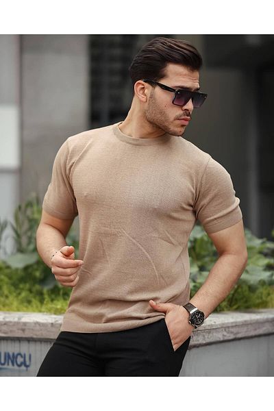 viperkombin Basic Knitwear T-Shirt Indigo