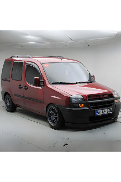 Furens Fiat Doblo 1 2001-2005 Uyumlu H lip Esnek Ön Lip 2 Parça Karlık Ön Ek Tampon Altı Dil
