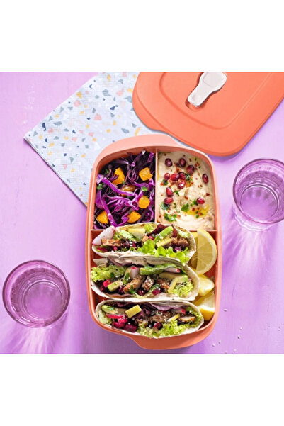 Tupperware Mikrodalga Bölmeli Beslenme Fırın Kabı 1lt