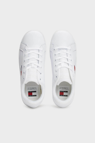 Tommy Jeans Platform Deri Sneaker Ayakkabı AYAKKABI EN0EN02518 YBS