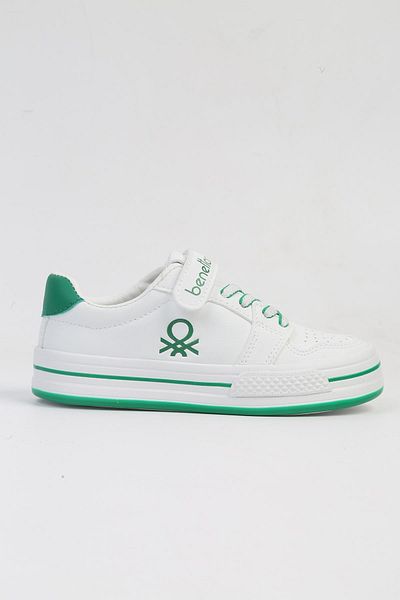 Benetton ®   IMPORT Pantofi sport pentru copii alb verde BNI-10029