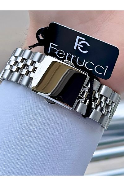 Ferrucci Silver Color Men's Wristwatch